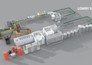 create 3d industrial warehouse automation and robotic picking system animation